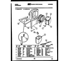 Gibson MC25S7GYNA water and condensing parts diagram