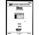 Gibson AJ08B5TYA cover page diagram