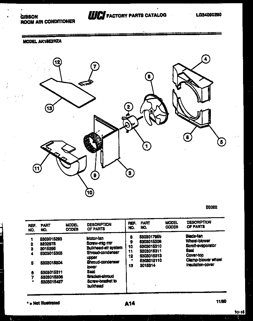 Air handling parts