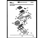 Gibson RT17F5WV4A shelves and supports diagram
