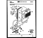Gibson RT17F5WV4A system and automatic defrost parts diagram