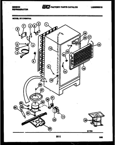 System and automatic defrost parts