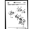 Gibson DG27A7WVFX motor and blower parts diagram