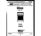 Gibson CGC4M5WSTD cover page diagram