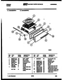 Broiler drawer parts
