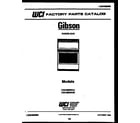 Gibson CGC4M6WXA cover page diagram