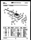 Broiler drawer parts