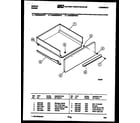 Gibson CEB3M2WSTC drawer parts diagram