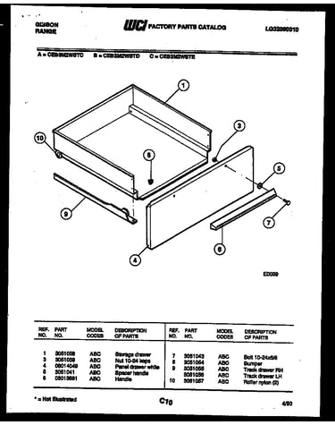 Drawer parts