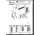 Gibson AM09C4EYA cabinet and installation parts diagram