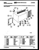Cabinet and installation parts