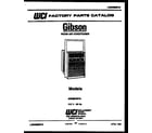 Gibson AS08B4SYA cover page diagram