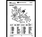 Gibson AS08B4SYA electrical and air handling parts diagram