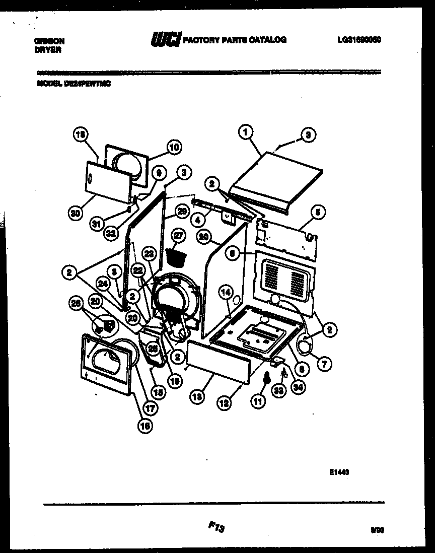 CABINET PARTS