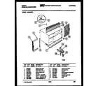 Gibson AL06A4EYA cabinet and installation parts diagram