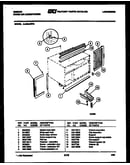 Cabinet and installation parts