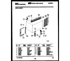 Gibson AM12C4EYA cabinet and installation parts diagram