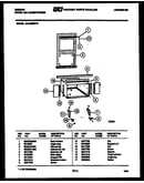 Cabinet and installation parts