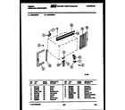Gibson AM10C6EYB cabinet and installation parts diagram