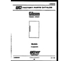 Gibson FV16M8WWFD  diagram