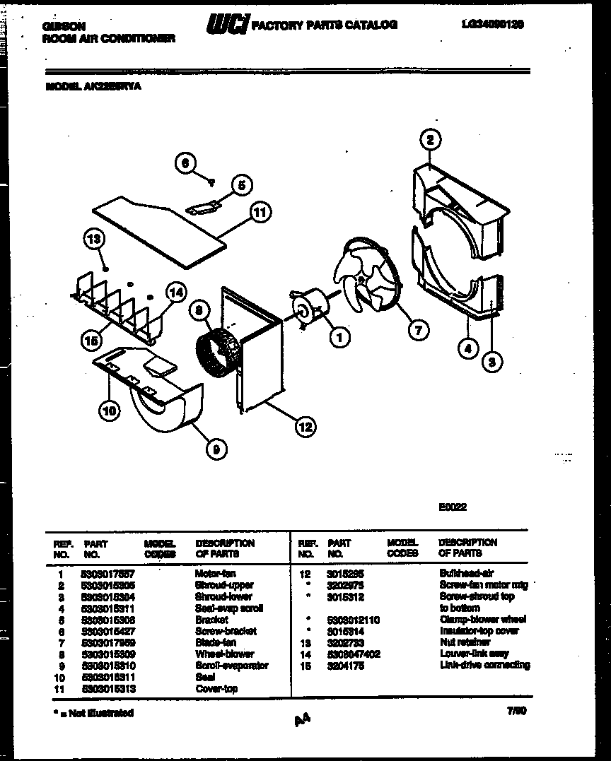 Air handling parts