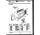 Gibson AL05A6EYA cabinet and installation parts diagram