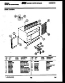 Cabinet and installation parts