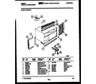 Gibson AL05A4EYA cabinet and installation parts diagram