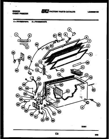 Chest freezer parts