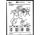 Gibson MC25S7GYNB water and condensing parts diagram