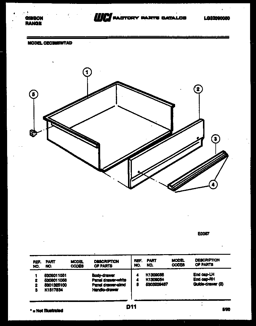 DRAWER PARTS