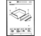 Gibson CEC3M6WTAD drawer parts diagram