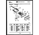 Gibson CGC1M1WXB broiler drawer parts diagram