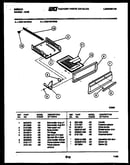 Broiler drawer parts