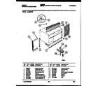 Gibson AL08B6EYA cabinet and installation parts diagram