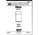 Gibson RT11F2WVJC cover page diagram
