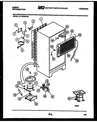 System and automatic defrost parts