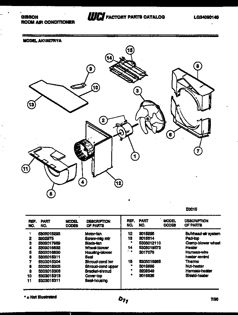 Air handling parts