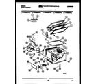 Gibson FH08M5DVFB chest freezer parts diagram