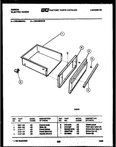 Drawer parts