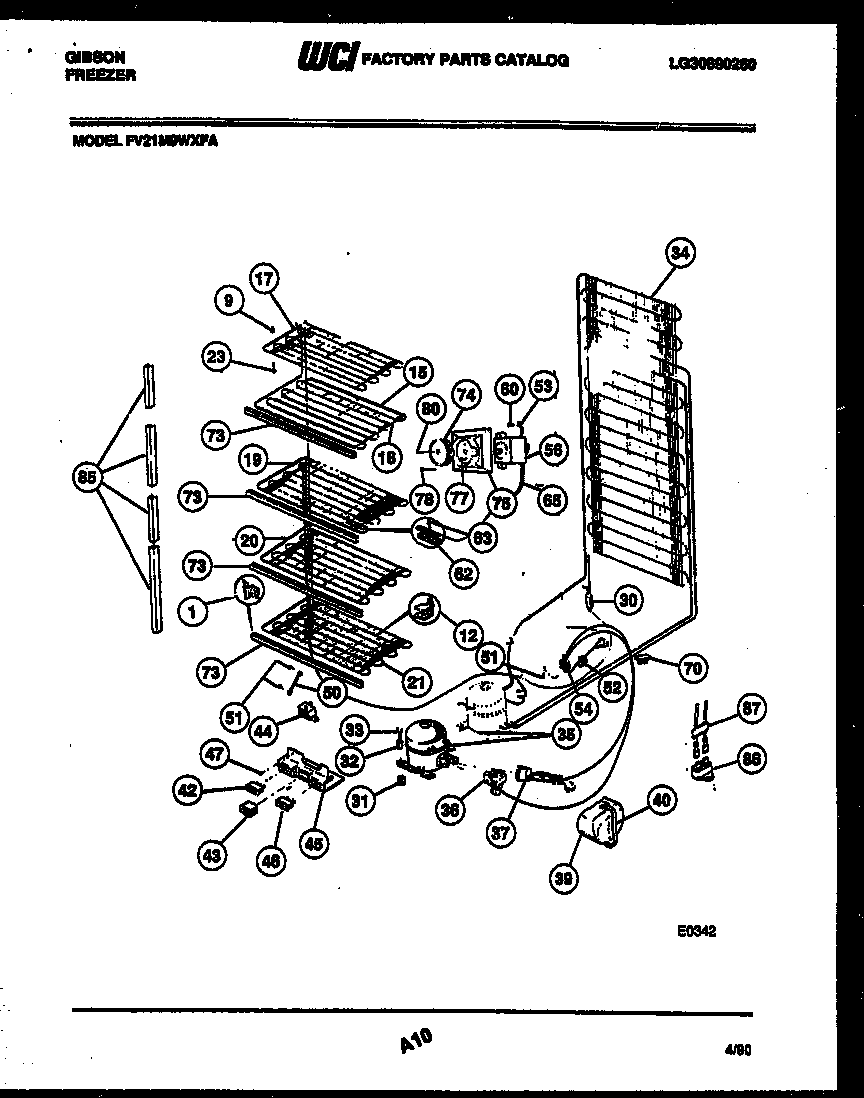 System and automatic defrost parts