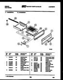 Broiler drawer parts