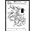 Gibson FV16F5WVFD system and automatic defrost parts diagram