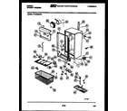 Gibson FV16F5WXFA cabinet parts diagram