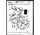 Gibson FV16F5WXFA system and automatic defrost parts diagram