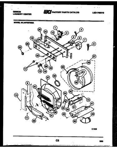 Control, seal and drum assembly