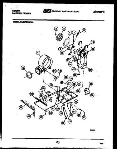 Motor, blower and idler arm assembly