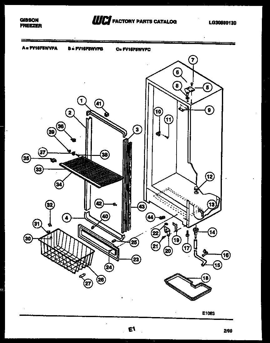 CABINET PARTS