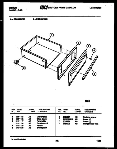Drawer parts