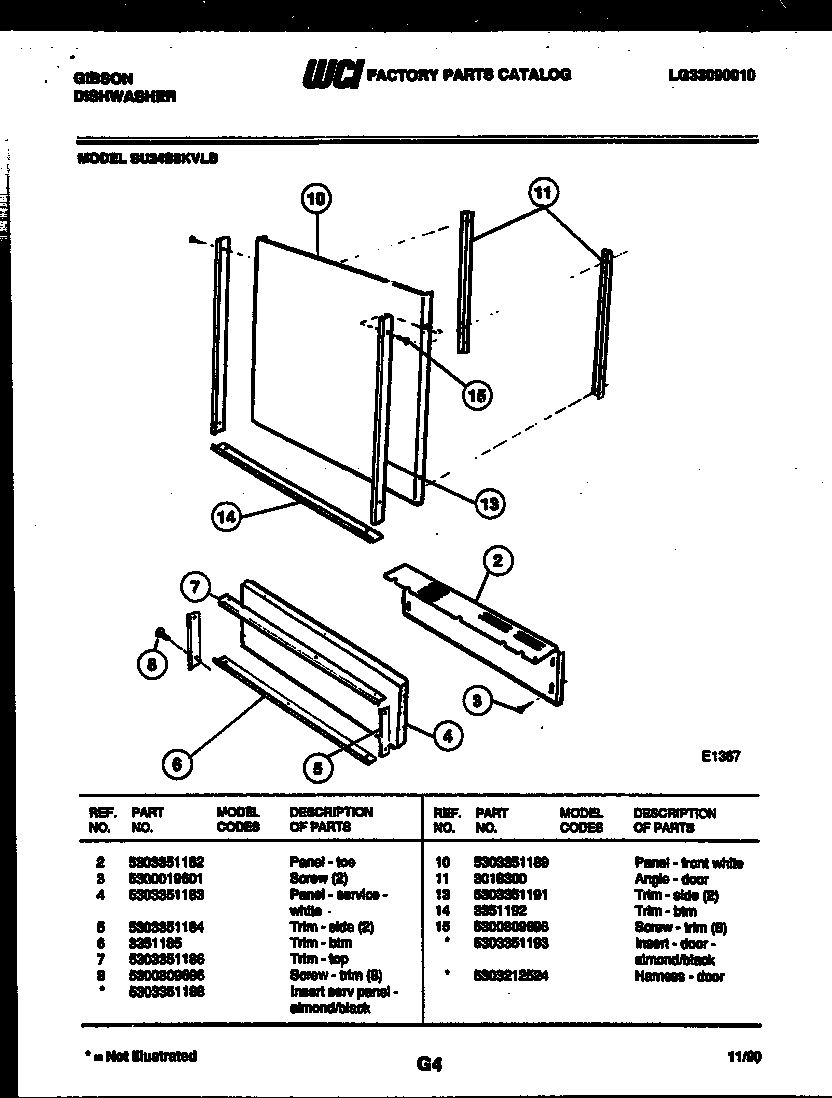 Outer door parts